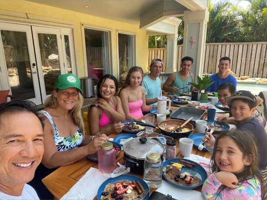 Chiropractor Torrance CA Derek Taylor With Family For Mother's Day Weekend Retreat